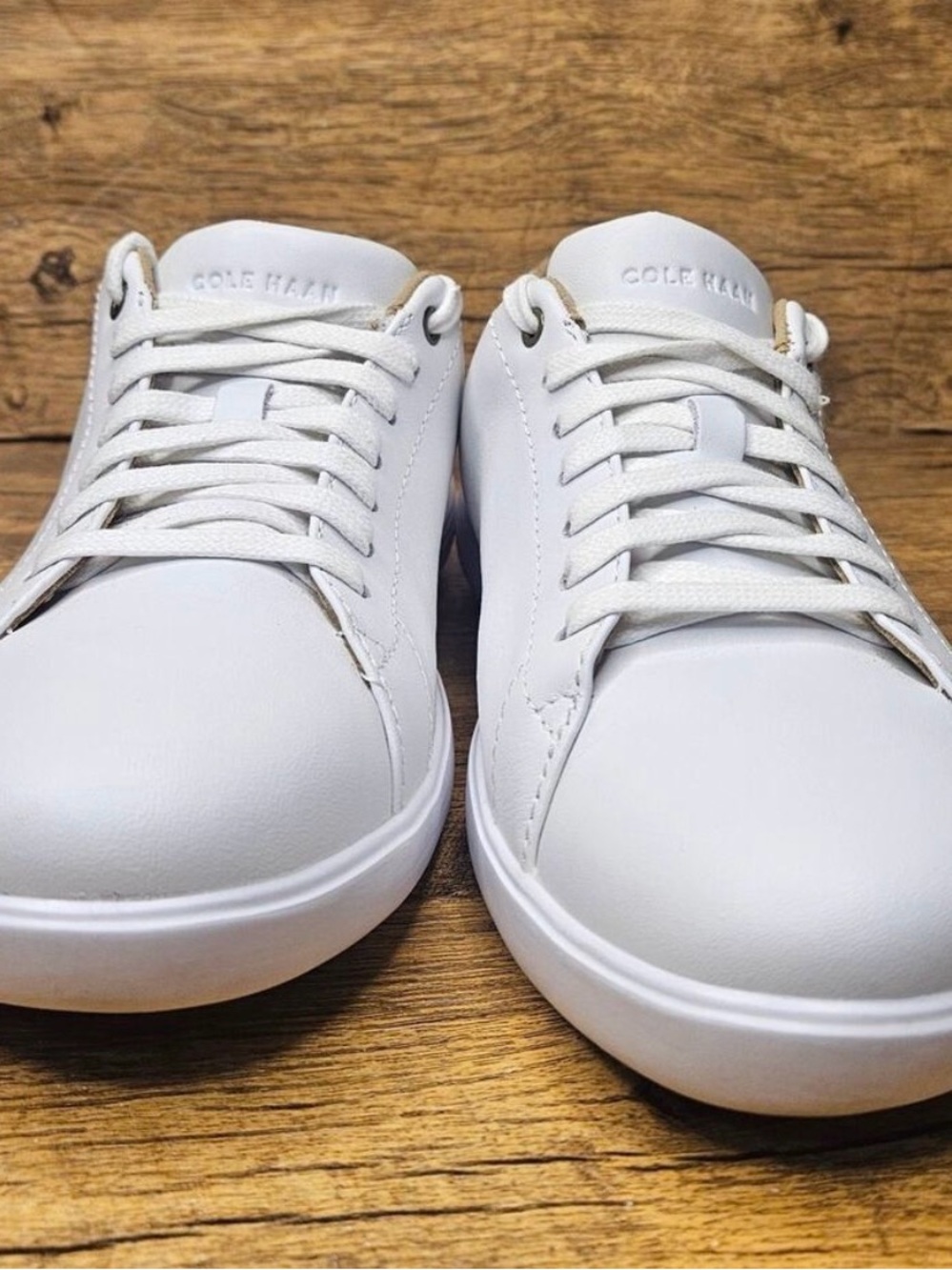 Cole Haan Grand Crosscourt White leather sneakers size 7.5 B
